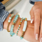 Tube armband - Roze & Goud