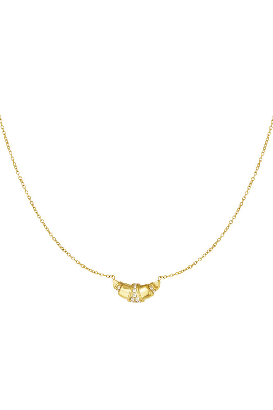 Gouden Croissant ketting
