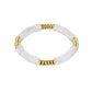 Tube armband - Grijs & Goud