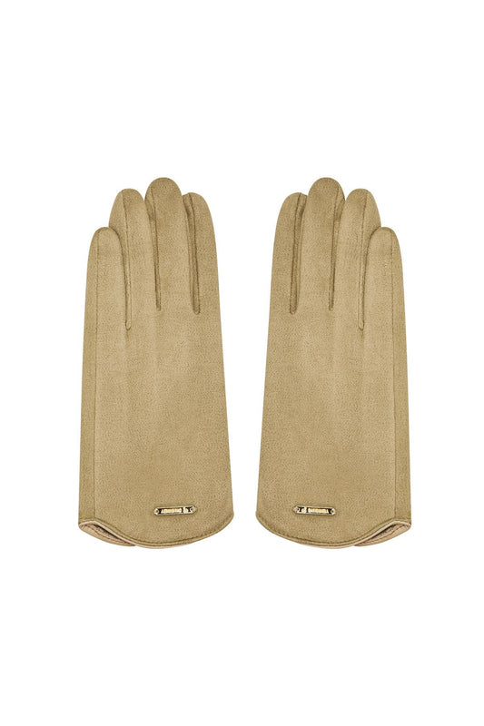 Klassieke handschoenen - Beige