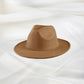 Fedora hoed - Camel