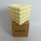 Ravie Bubble Candle - White
