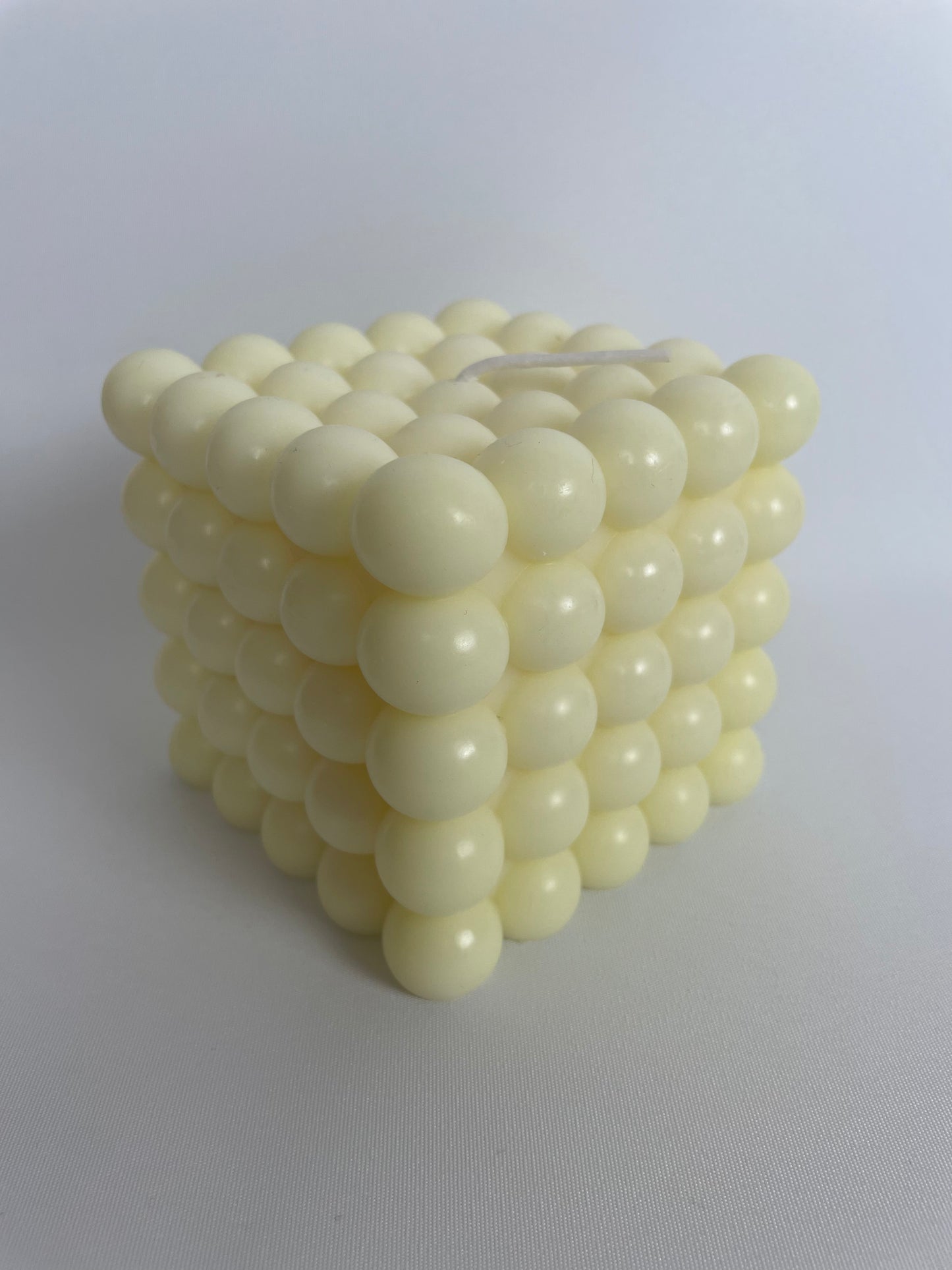 Ravie Bubble Candle - White